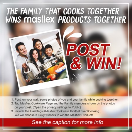 The Family the Cookware together Wins Masflex Products together!