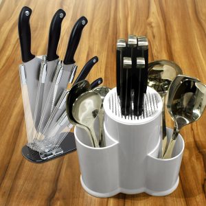 Masflex Knife Set and Knife and Utensil Block