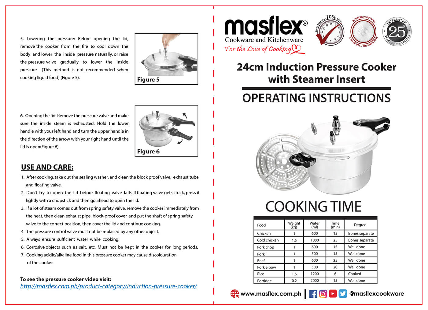 Pressure Cooker Manual 1 Image 