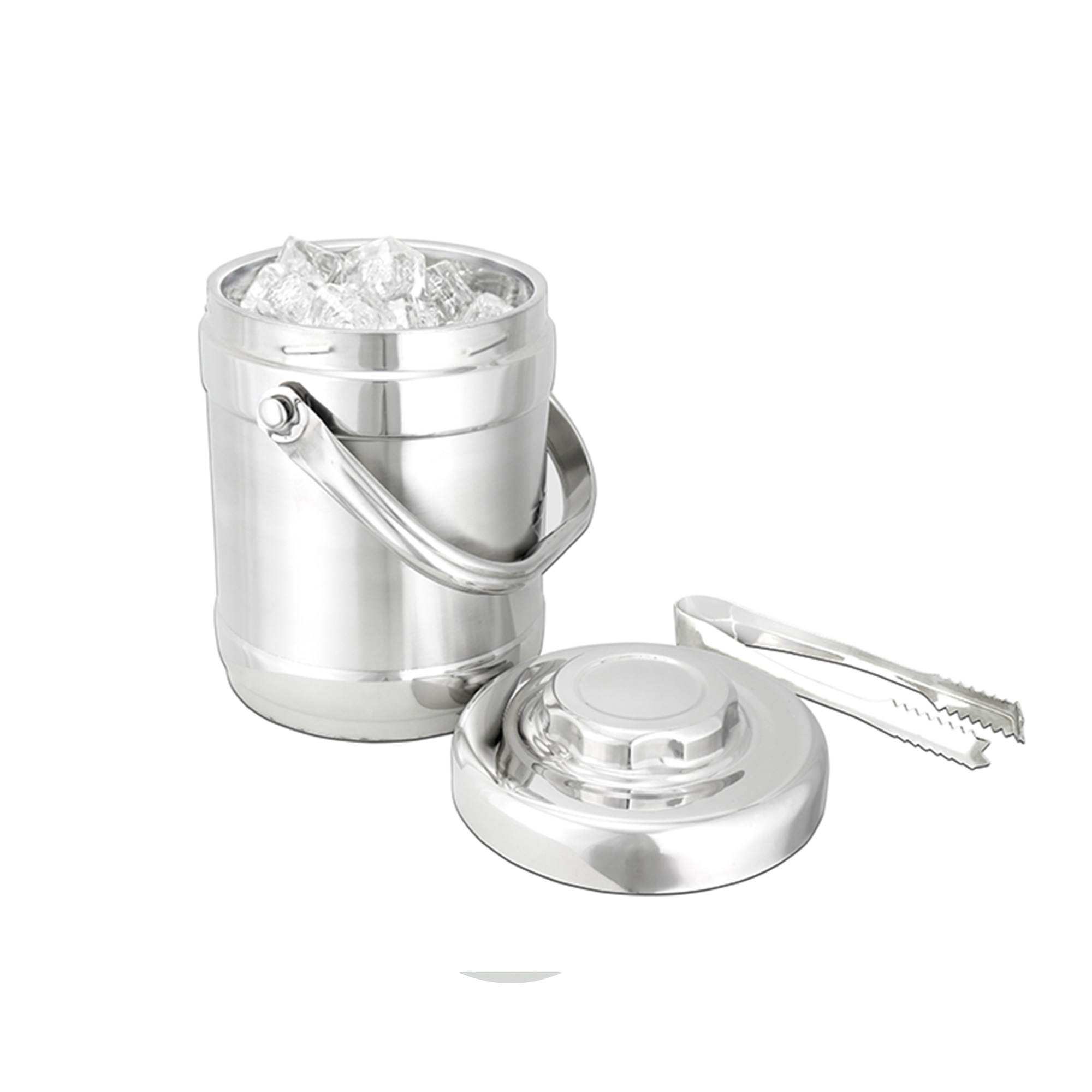 stainless ice bucket