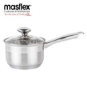 Masflex 16cm Premium Stainless Steel  Saucepan with Lid