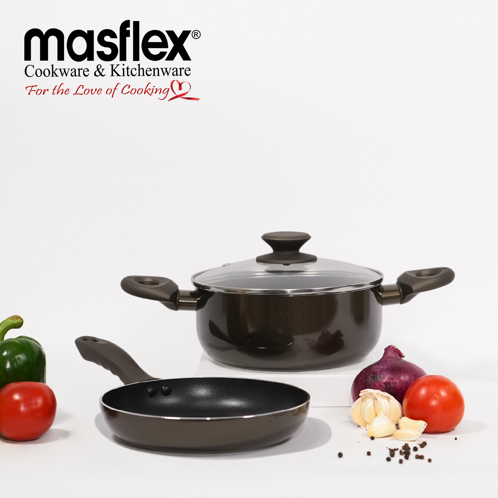 Master Class 3 Piece Induction Cookware Set - Masflex