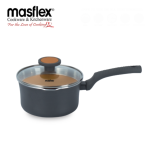 Masflex 18CM Prestige Induction Saucepan with Glass Lid