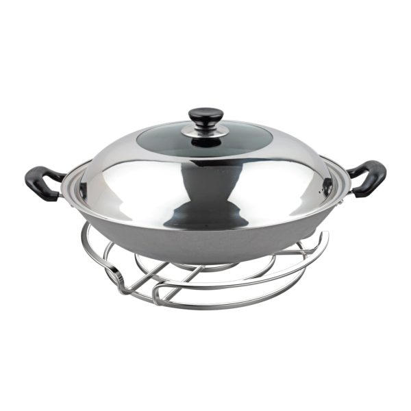 Masflex Chrome Plated Wok Holder Round - Image 5