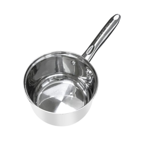 16cm Premium Stainless Steel  Saucepan with Lid - Image 3