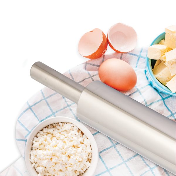 Masflex Stainless Steel Rolling Pin - Image 3