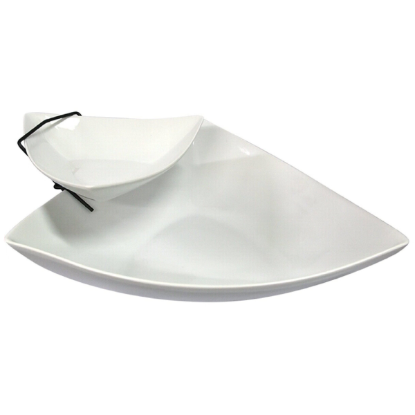 Masflex 2 Tier Triangular Serving Bowl - Image 2