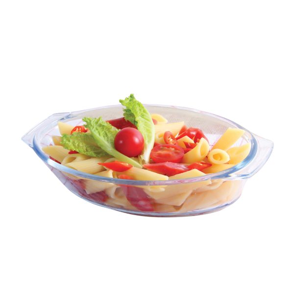 Masflex 700ML Oval Borosilicate Glass Bakeware - Image 3