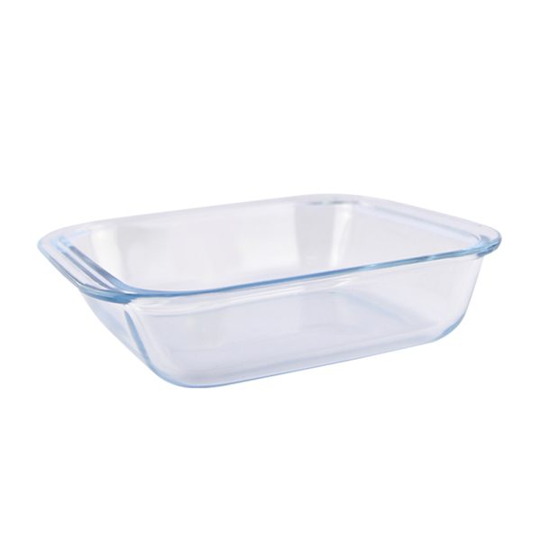 Maflex 1.1 Liter Square Borosilicate Glass Bakeware - Image 3