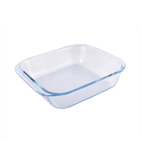 Maflex 1.1 Liter Square Borosilicate Glass Bakeware - Image 2