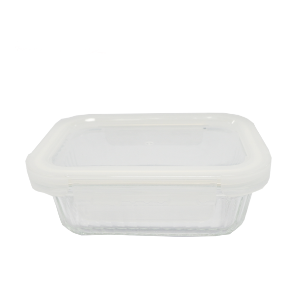 Masflex Deluxe Rectangular Borosilicate Glass  Food Container w/ Lid - Image 2