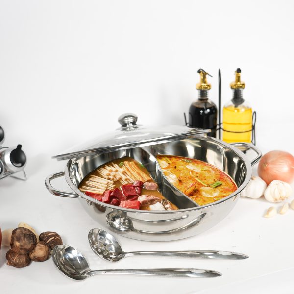 Stainless Steel Shabu-Shabu Hotpot set - Image 3