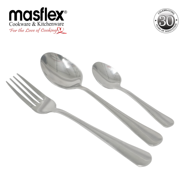 Masflex 12 Piece Elvira Stainless Steel Cutlery Set - Image 2