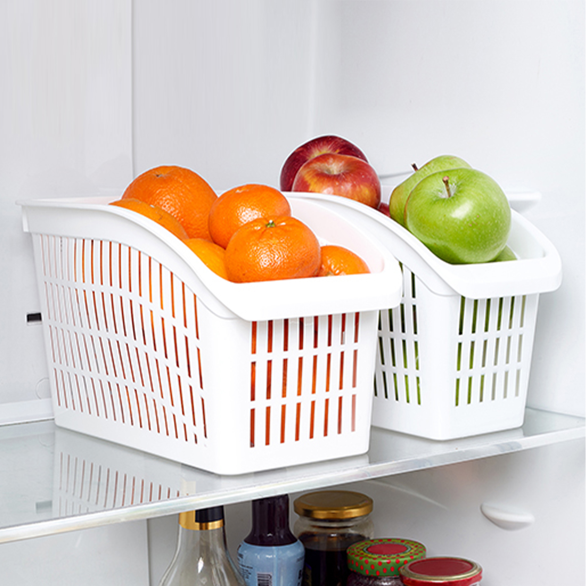 Masflex Rectangular Snack Tray with Condiment Holder