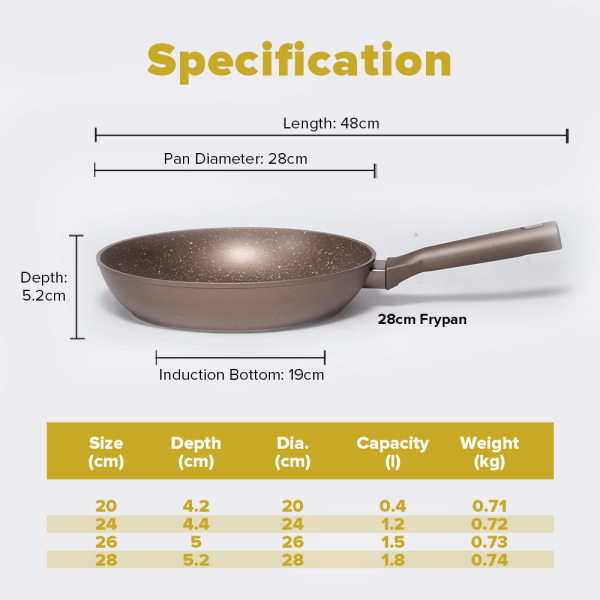 Masflex Elegance Induction Fry Pan - Image 6