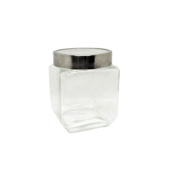 Masflex Glass Jar with Transparent Metal Lid-Medium  1000ml - Image 4