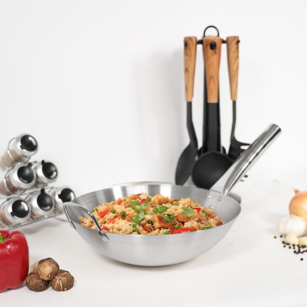 Masflex Stainless Steel Wok - Image 3