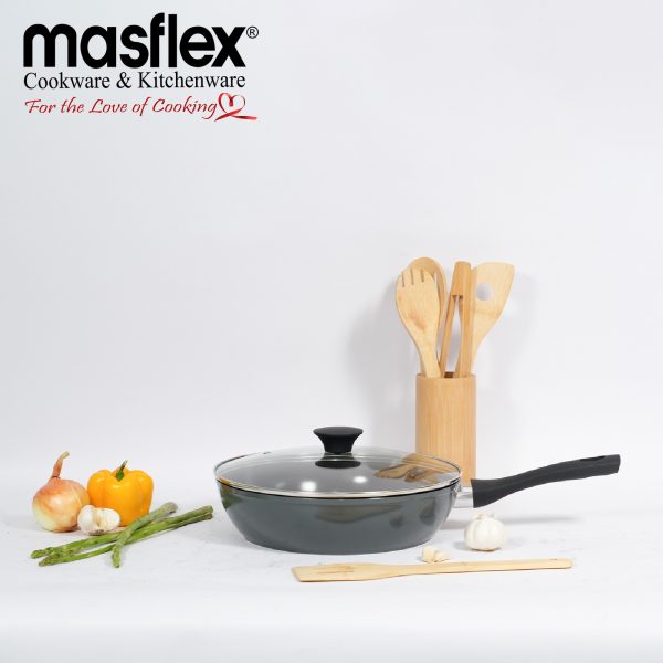 Masflex 28cm Evolution Induction Deep Frypan - Image 2