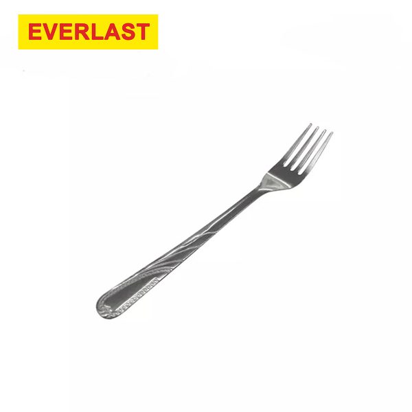 Everlast Stainless Steel 12pc. Set Table Fork Curve Dots