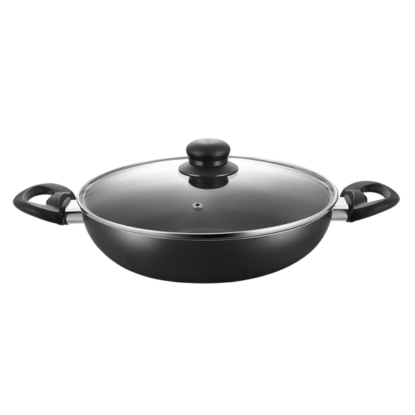 Masflex 5 Piece Aluminum Non-stick Ebony Cookware Set - Image 2