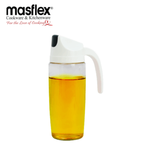 Masflex 500ml Glass oil Bottle with Plastic Lid