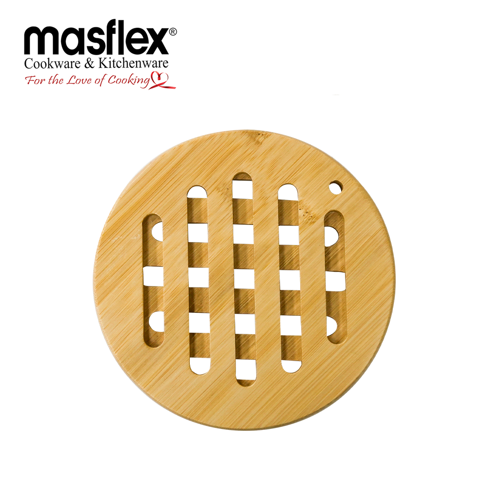 Masflex Round Bamboo Trivet