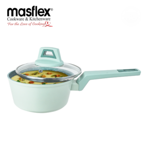 MASFLEX 18CM PISTACHIO FORGED SAUCEPAN WITH LID