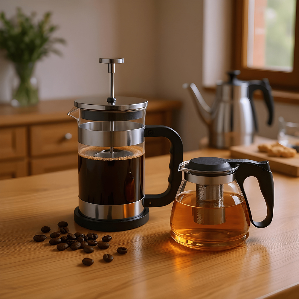 Masflex Rectangular Snack Tray with Condiment Holder