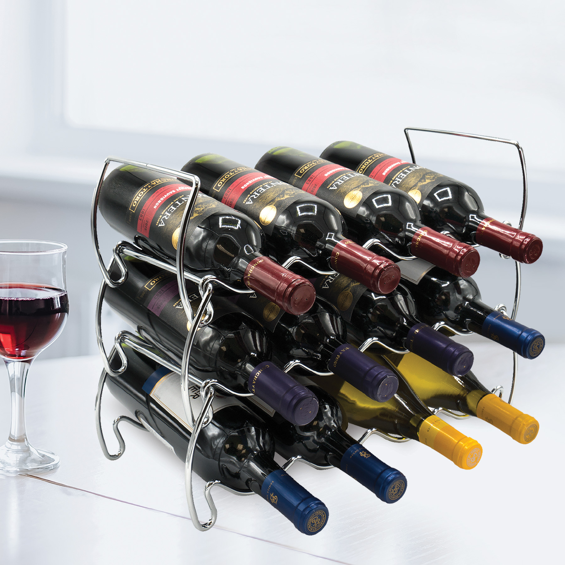 Masflex Rectangular Snack Tray with Condiment Holder