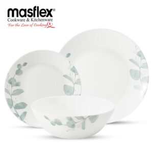 MASFLEX 6PC EUCALYPTUS OPAL DINNERWARE SET