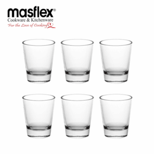 MASFLEX 6 PIECE 1.75OZ SHOT GLASS