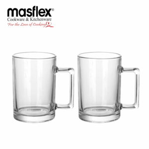 MASFLEX 2 PIECE 11.3OZ GLASS MUG