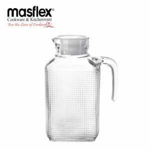 MASFLEX 1.6 LITERS DIAMOND GLASS PITCHER