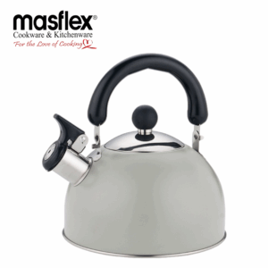 MASFLEX 2LITERS COLORED STAINLESS STEEL WHISTLING KETTLE-SAGE