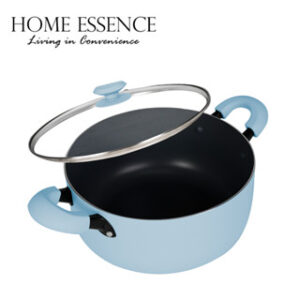 HOME ESSENCE MODERN CLASSIC 20CM CASSEROLE WITH LID-LIGHT BLUE