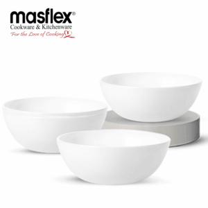 MASFLEX 4PIECES 6 1/4 INCHES OPAL PLAIN ALL PURPOSE