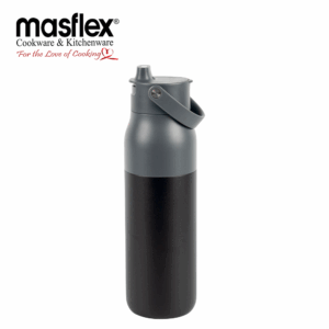 MASFLEX DRIP STAINLESS STEEL DOUBLE WALL BOTTLE-BLACK
