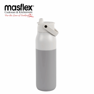 MASFLEX DRIP STAINLESS STEEL DOUBLE WALL BOTTLE-GRAY