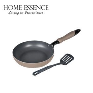 HOME ESSENCE MODERN CLASSIC 20CM FRYPAN WITH TURNER-BROWN