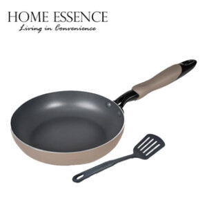HOME ESSENCE MODERN CLASSIC 26CM FRYPAN WITH TURNER-BROWN