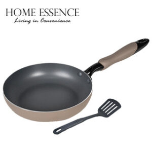 HOME ESSENCE MODERN CLASSIC 28CM FRYPAN WITH TURNER-BROWN