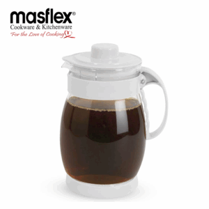 MASFLEX 1.5 BOROSILCATE GLASS PITCHER WHITE