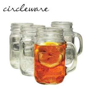 CIRCLEWARE 4 PIECE 17.5OZ YORKSHIRE MASON JAR