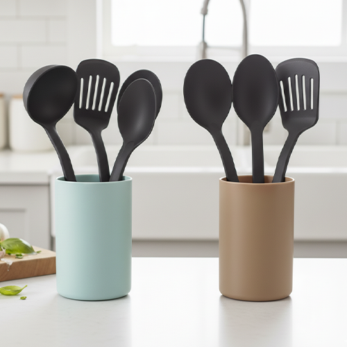 Masflex Rectangular Snack Tray with Condiment Holder