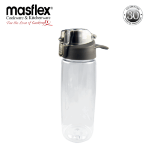 Masflex 800ml Athletic Water Bottle - Gray