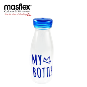 Masflex 450ml Playful Water Bottle - Blue