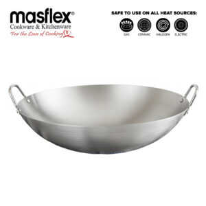 MASFLEX 47CM STAINLESS STEEL WOK