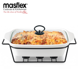MASFLEX 2.5L RECTANGULAR FOOD WARMER WITH STAND
