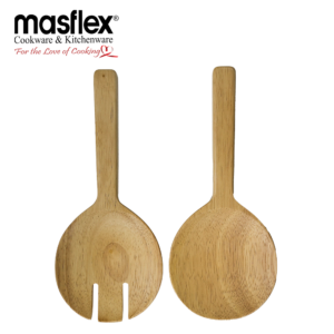 MASFLEX 2 PIECE WOODEN SALAD SERVERS