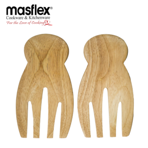 MASFLEX 2 PIECE WOODEN SALAD SERVERS